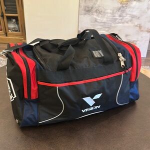Large Deluxe Duffel Bag Sports Equipment Gym Bag Overnight Bag by Vision